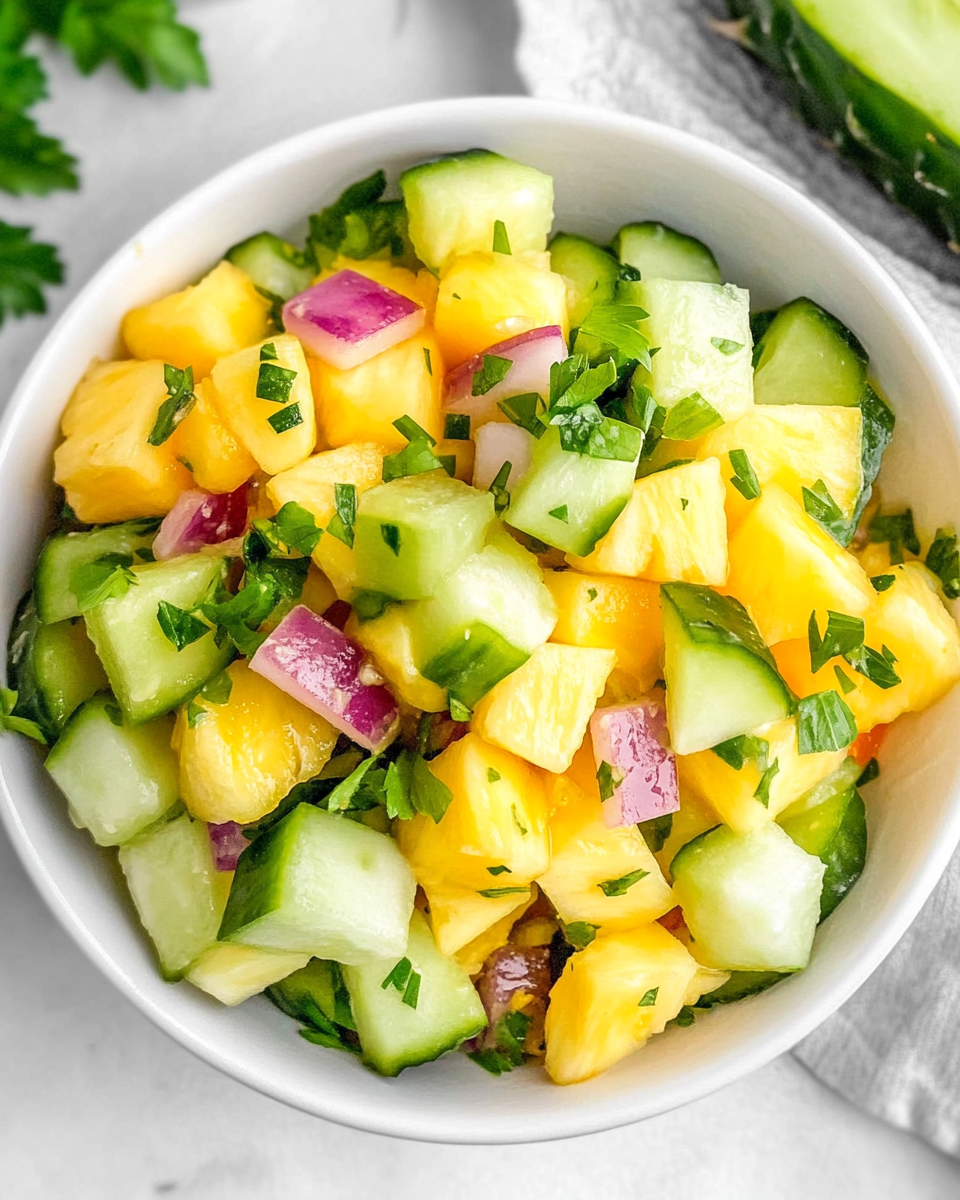 Pineapple Cucumber Salad – The Ultimate Tropical Refreshing Dish