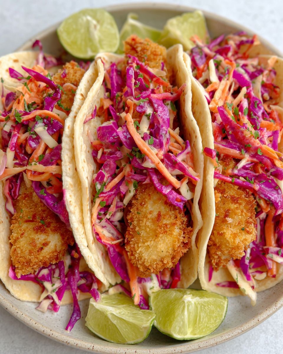 Crispy Baked Fish Tacos with Cabbage Slaw: A Flavor-Packed Fiesta