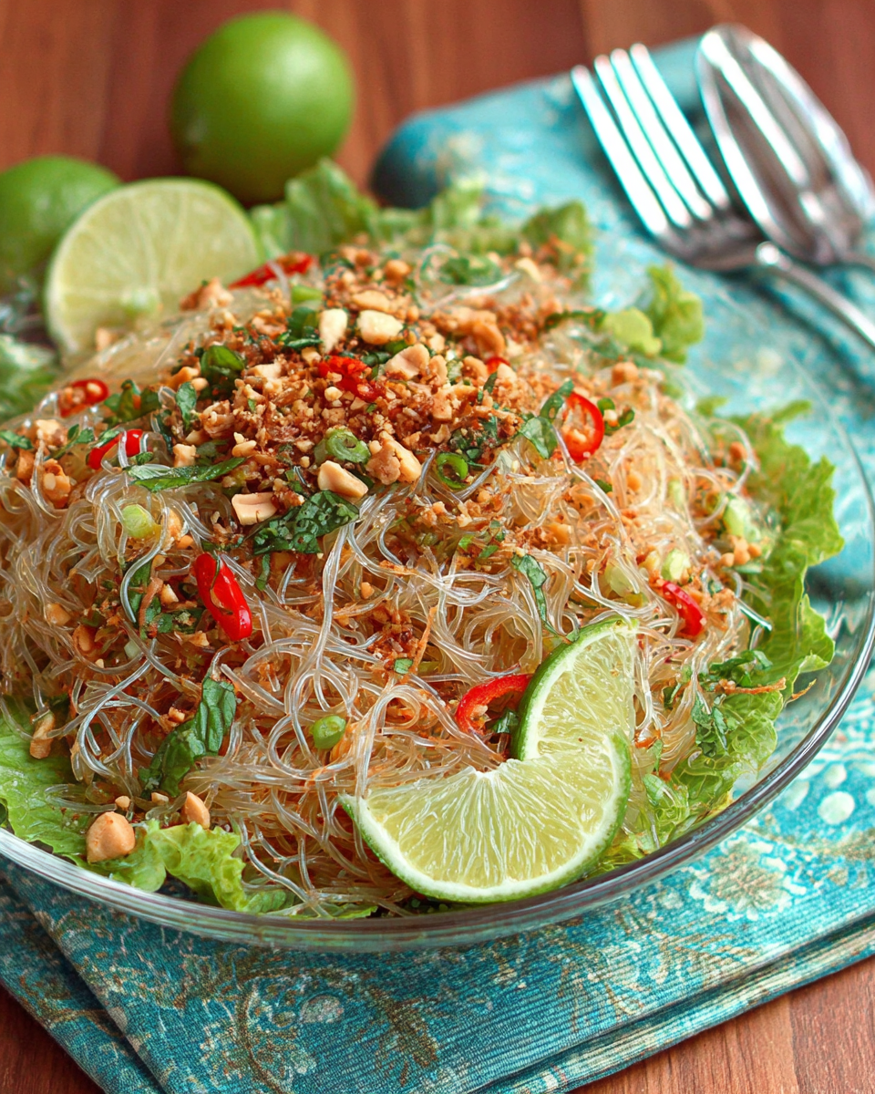 Thai Glass Noodle Salad: A Flavorful and Refreshing Dish