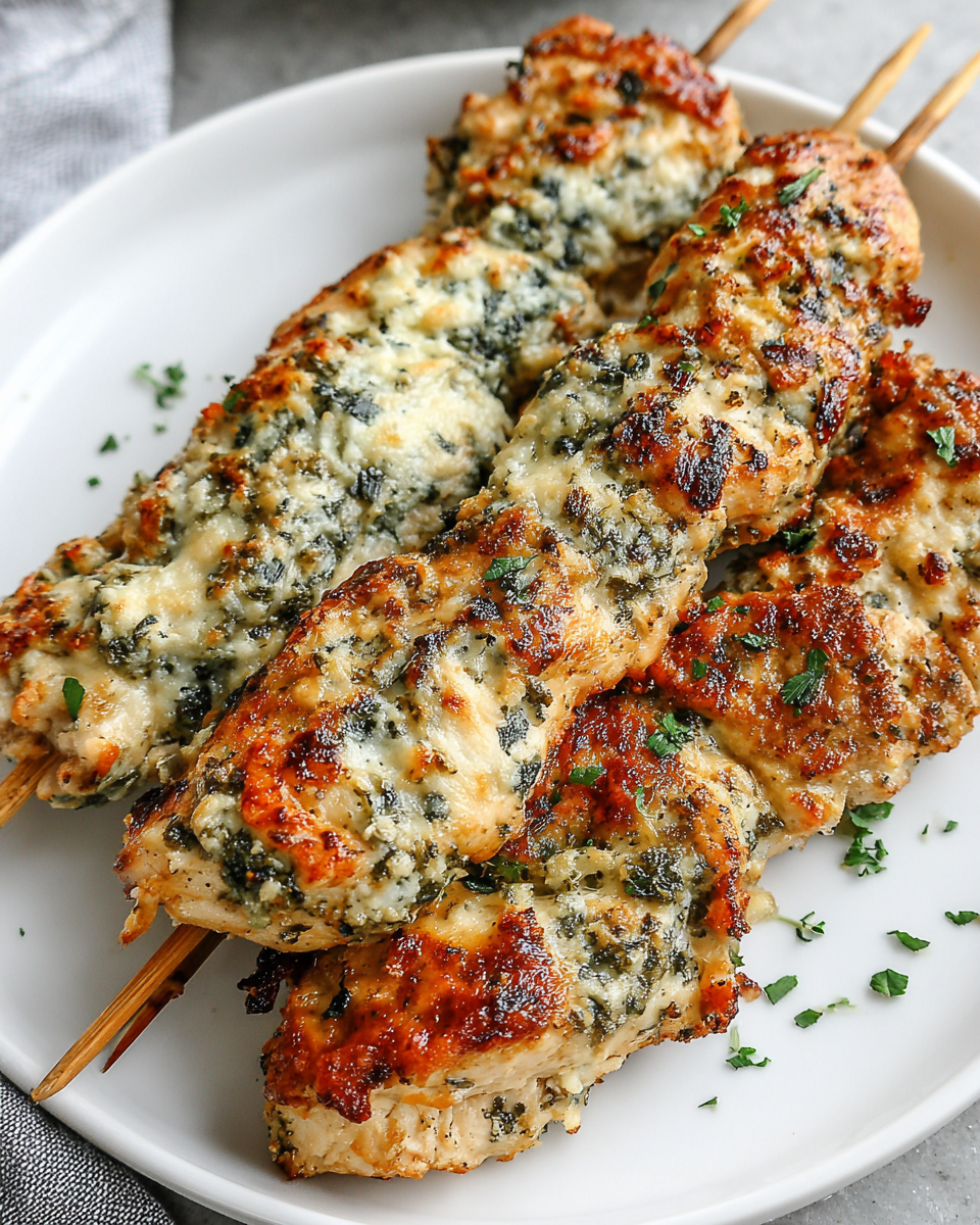 Ranch Garlic Parmesan Chicken Skewers: A Flavor-Packed Dinner in Minutes