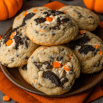Halloween Oreo Stuffed Chocolate Chip Cookies recipe
