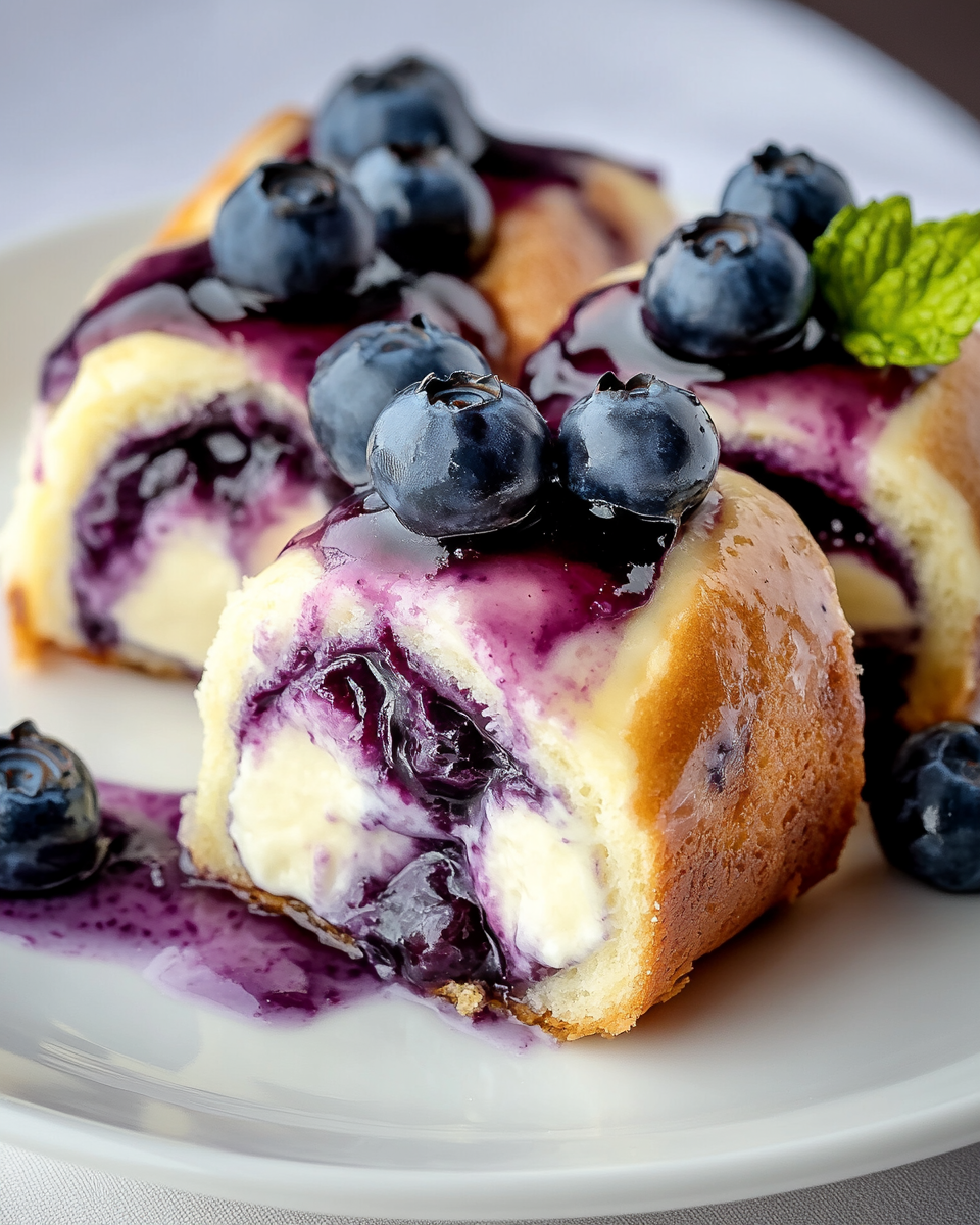 Delicious Blueberry Cheesecake Rolls You’ll Love