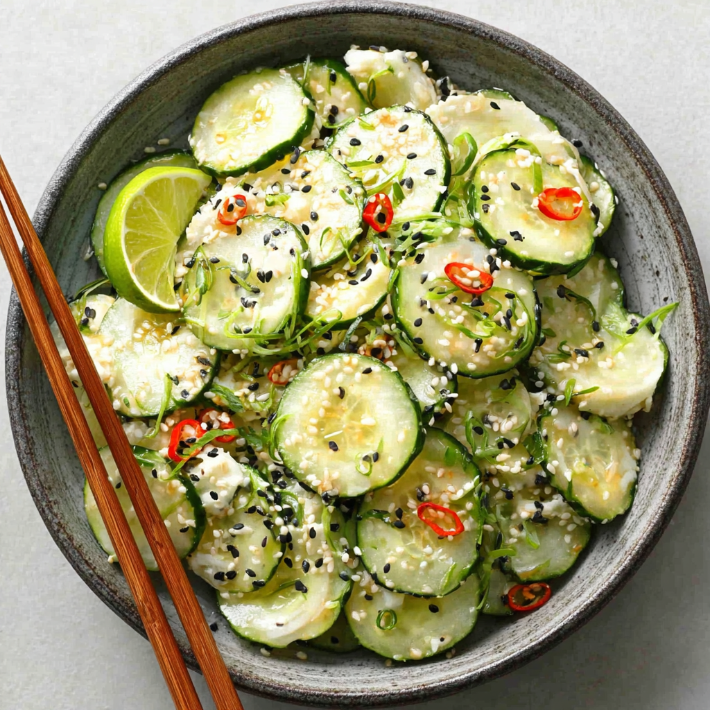 Delicious California Roll Cucumber Salad Recipe