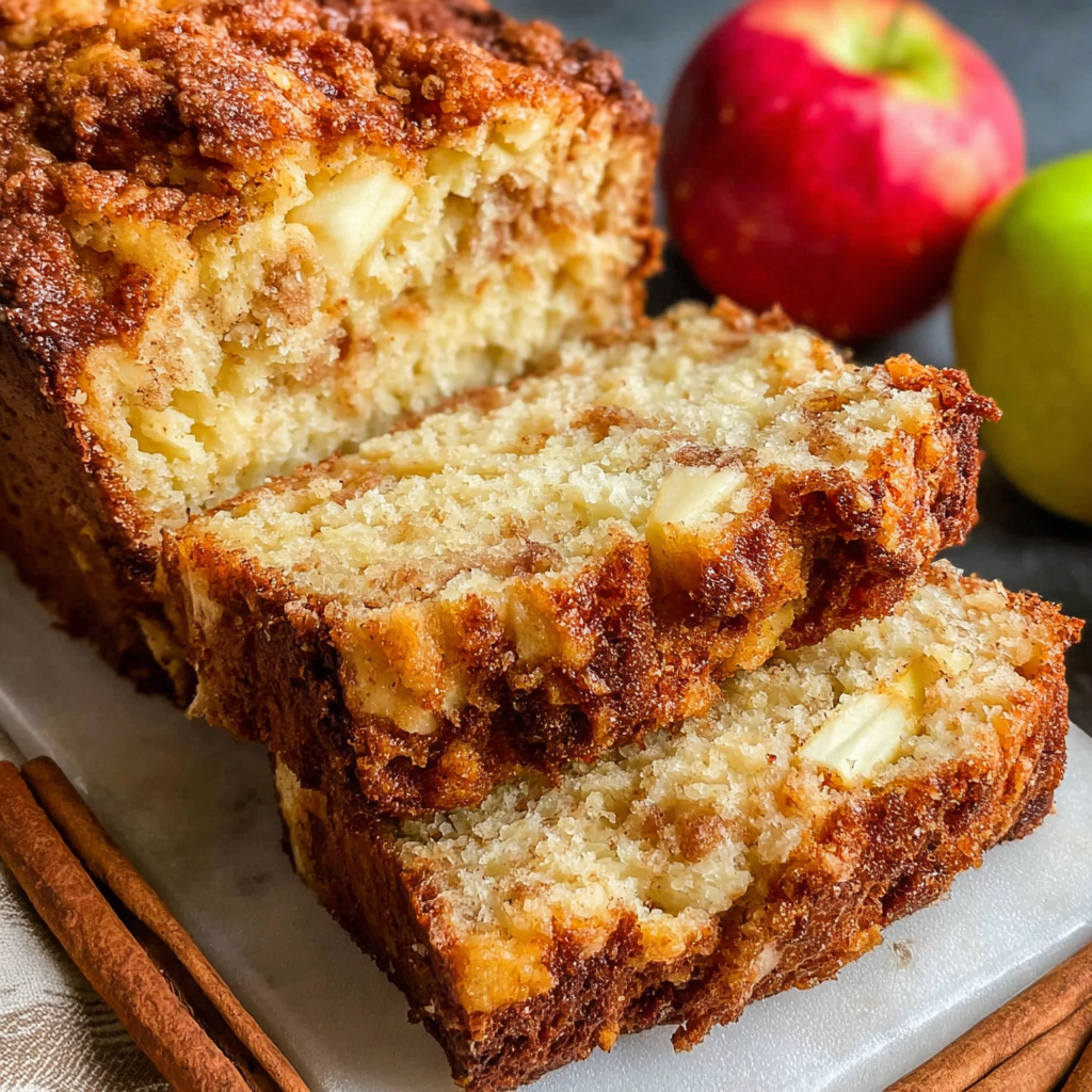 Delicious Extra Moist Apple Bread Loaded with Flavor
