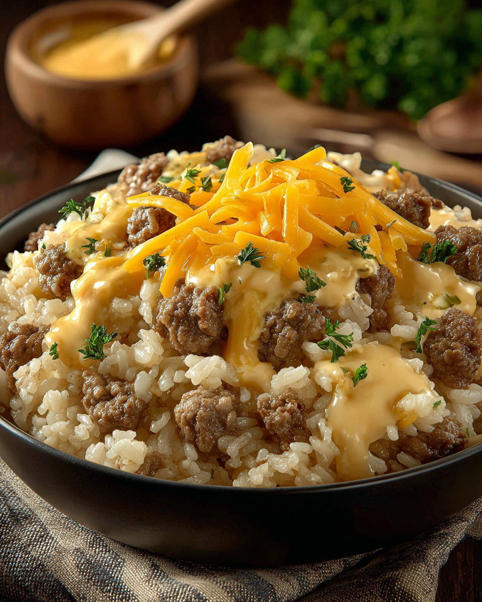 Easy Cheesy Hamburger Rice Casserole Recipe You Can Master