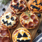 Halloween Mini Pizzas recipe