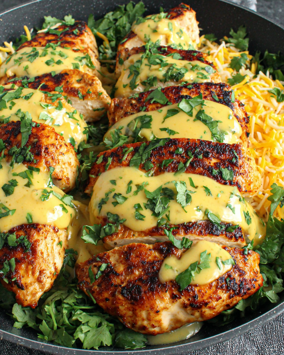 Mexican Chicken with Cheese Sauce Recipe