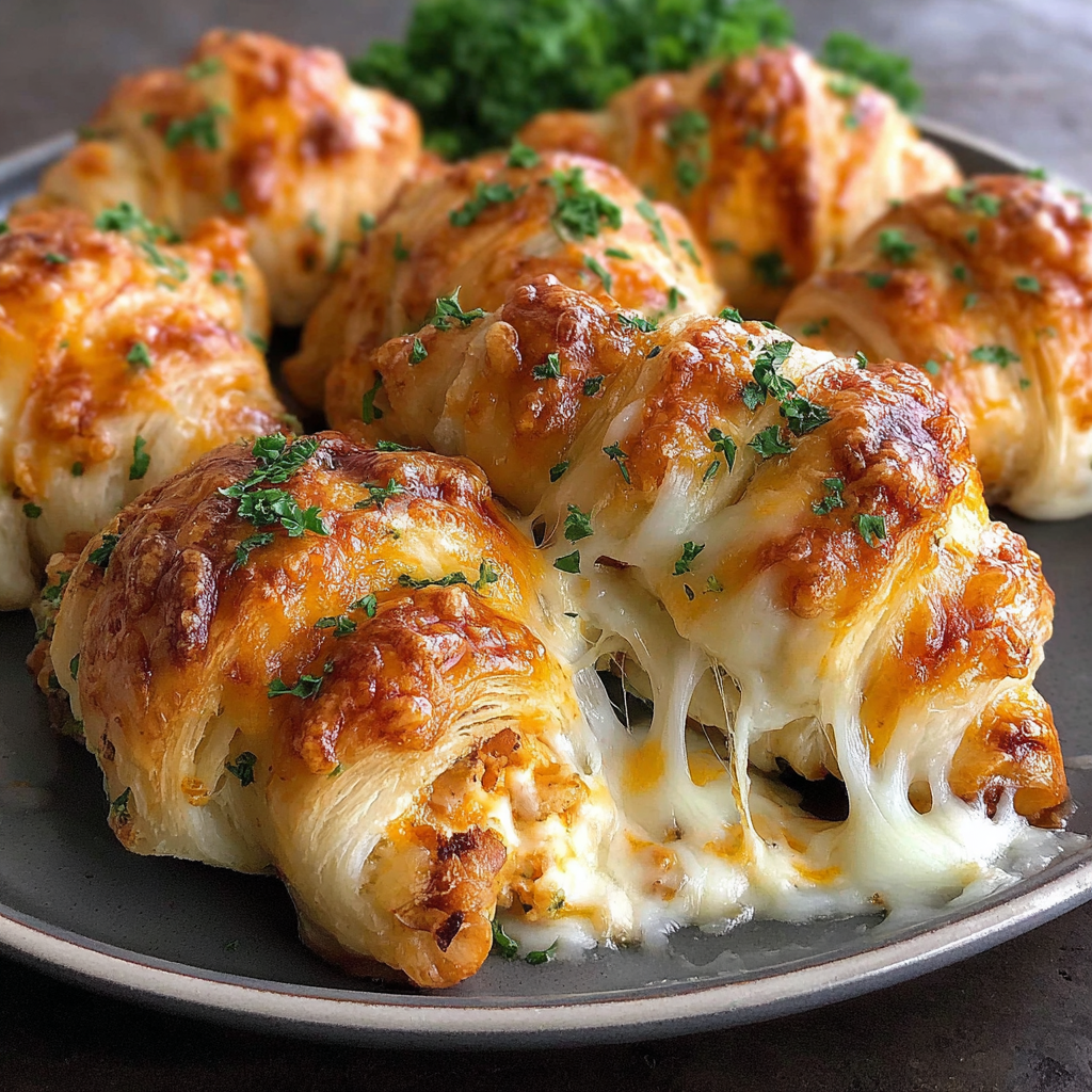 Savory Chicken-Stuffed Crescent Rolls to Savor