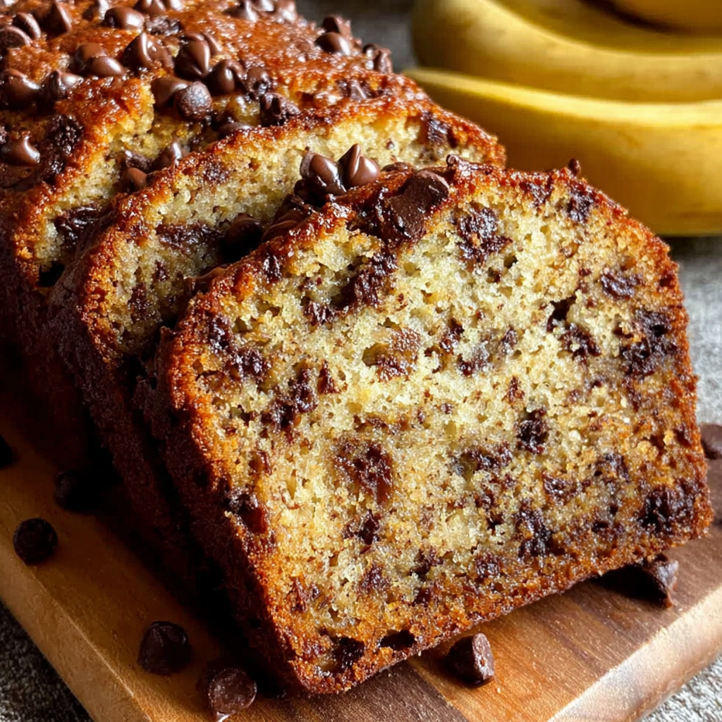 Delicious Chocolate Chip Banana Bread Recipe