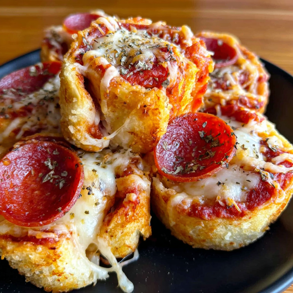 Deliciously Cheesy Pepperoni Pizza Roll-Ups