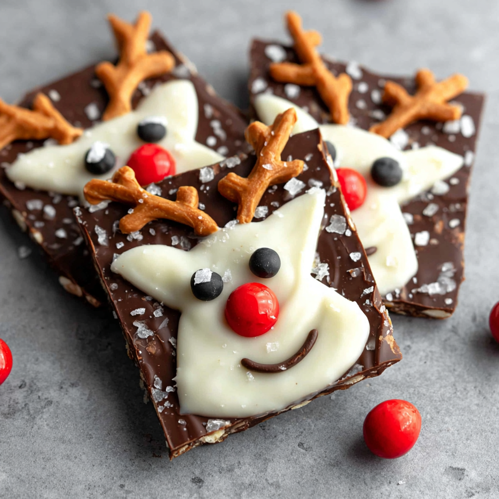 Delightful Reindeer Bark for Festive Snacking