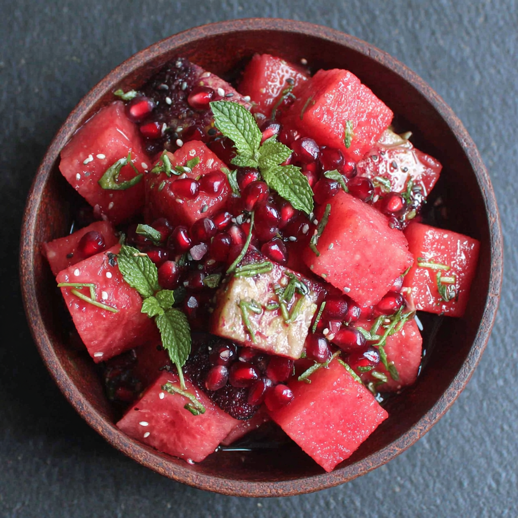 Refreshing and Simple Red Fruit Salad Recipe