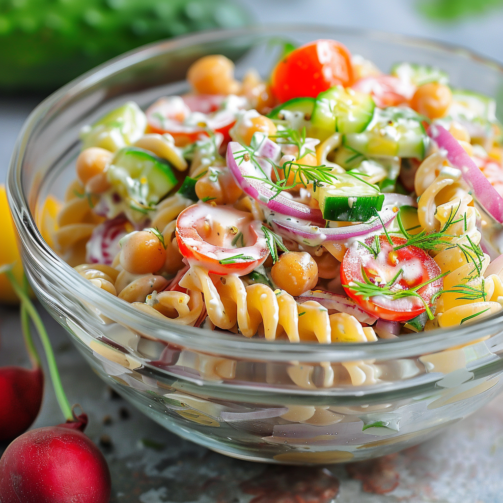 Vibrant Chickpea Pasta Salad for Every Occasion