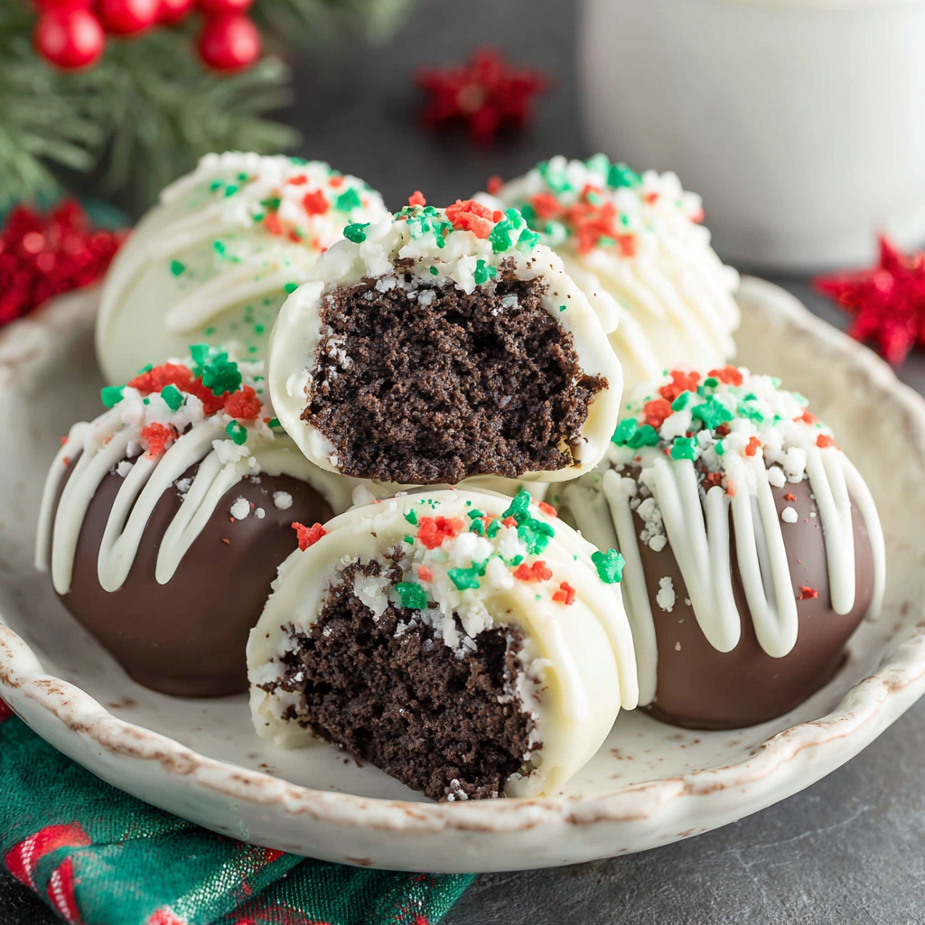 Decadent Christmas Oreo Balls for the Holidays