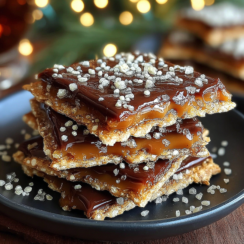 Delicious Christmas Crack Saltine Toffee Treats