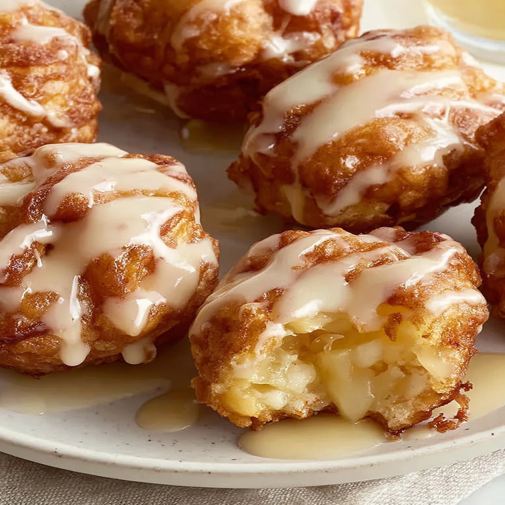 Delightful Homemade Apple Fritter Bites