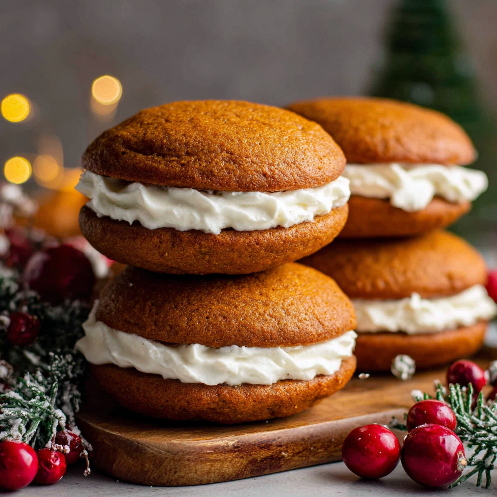 Gingerbread Whoopie Pies for Festive Moments