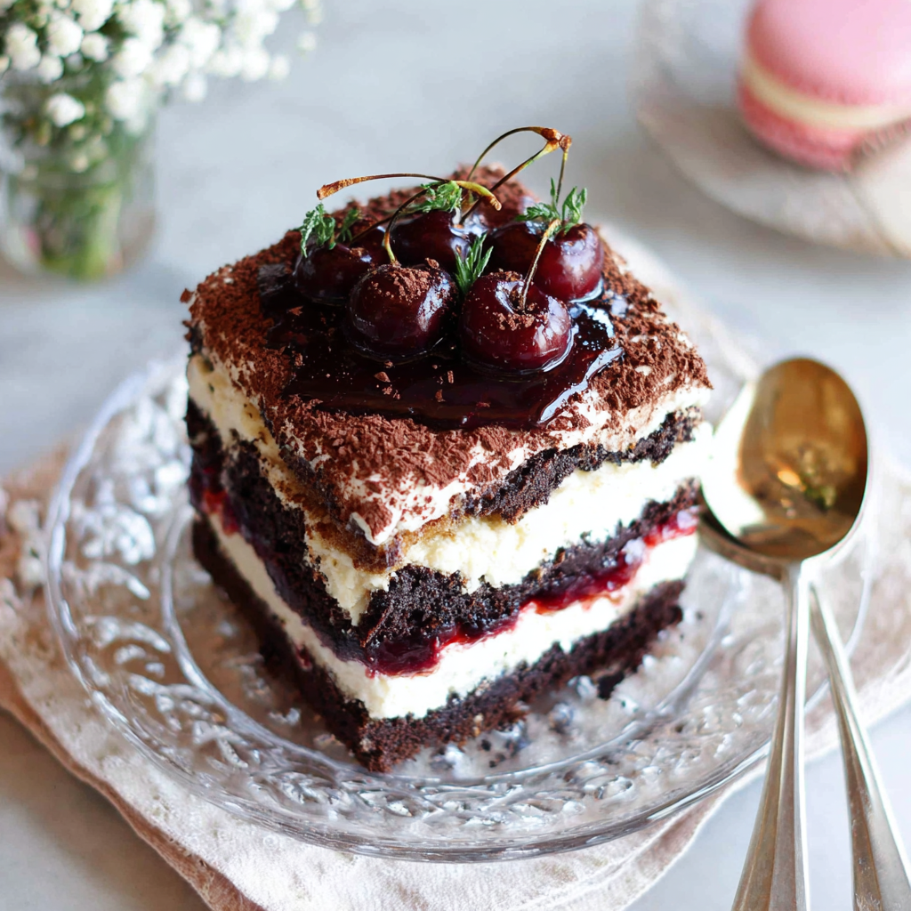 Indulgent Black Forest Trifle for Christmas Cheer