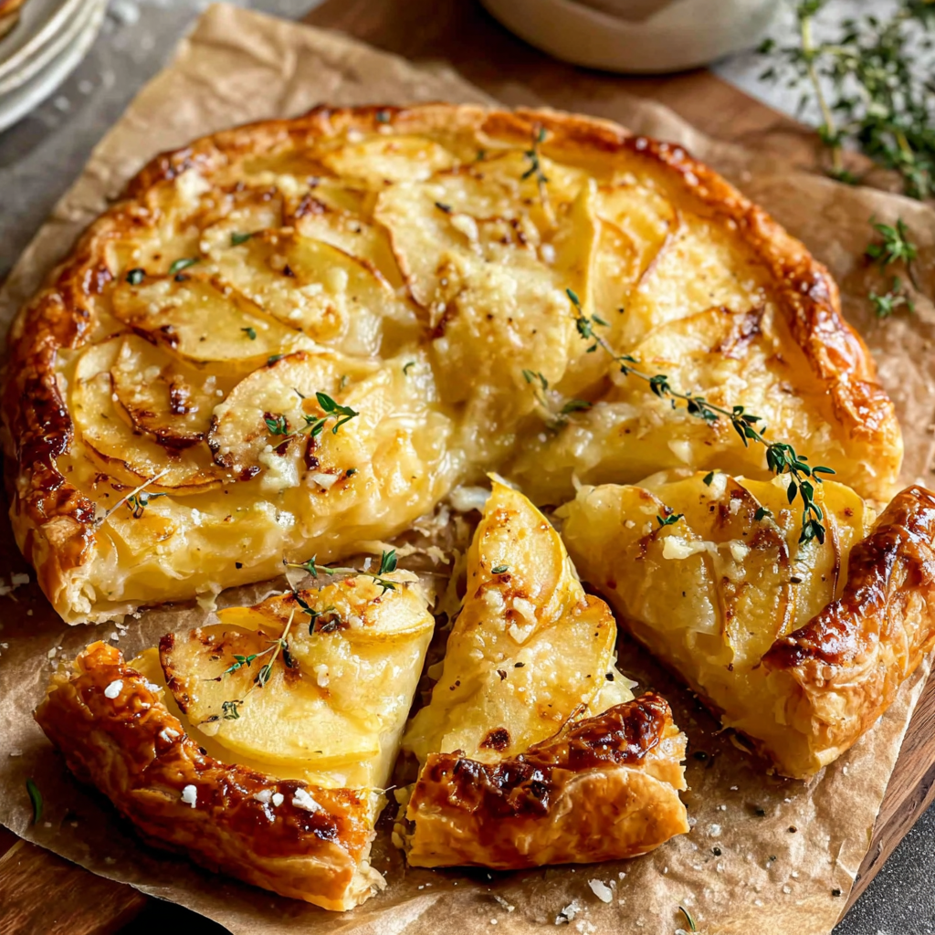Mouthwatering Apple and White Cheddar Tart Recipe