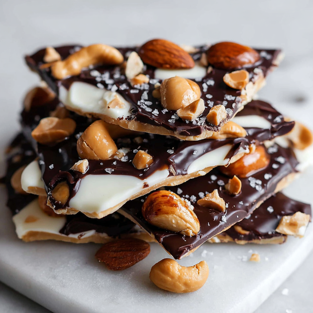 Peanut Butter Chocolate Greek Yogurt Bark Recipe
