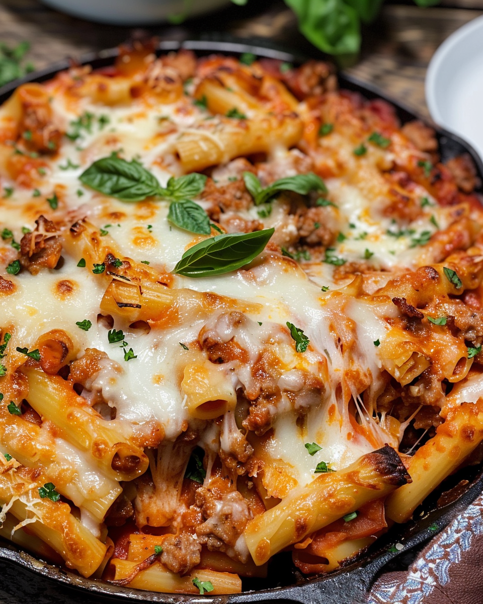 Comforting Baked Ziti with Sausage for Home Cooks
