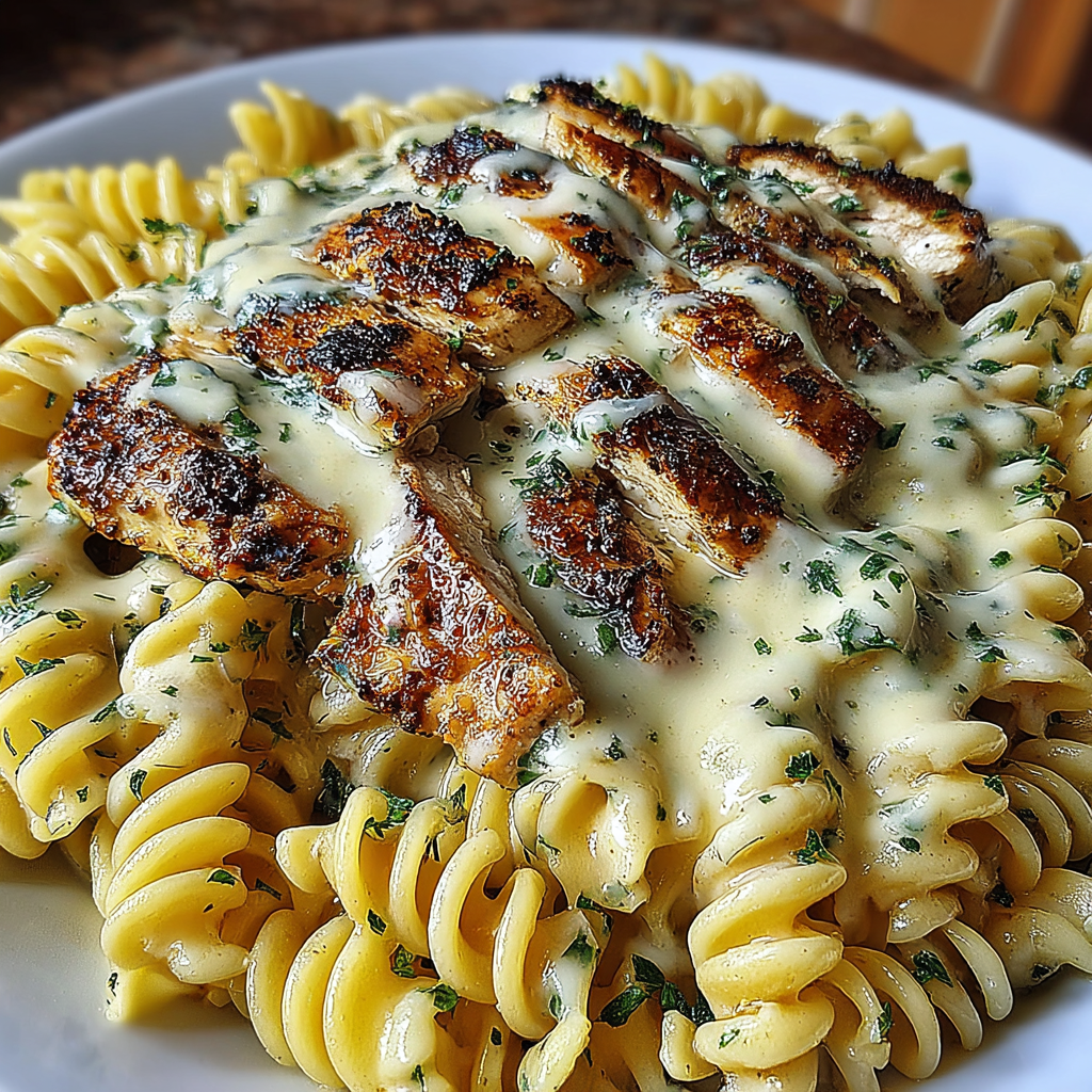 Creamy Garlic Parmesan Chicken Pasta Recipe