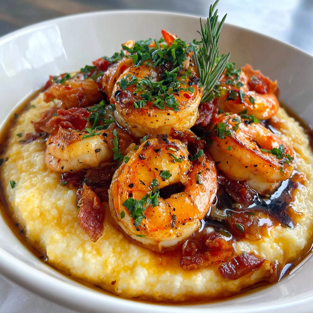 Creamy Shrimp and Grits for a Healthy Dinner