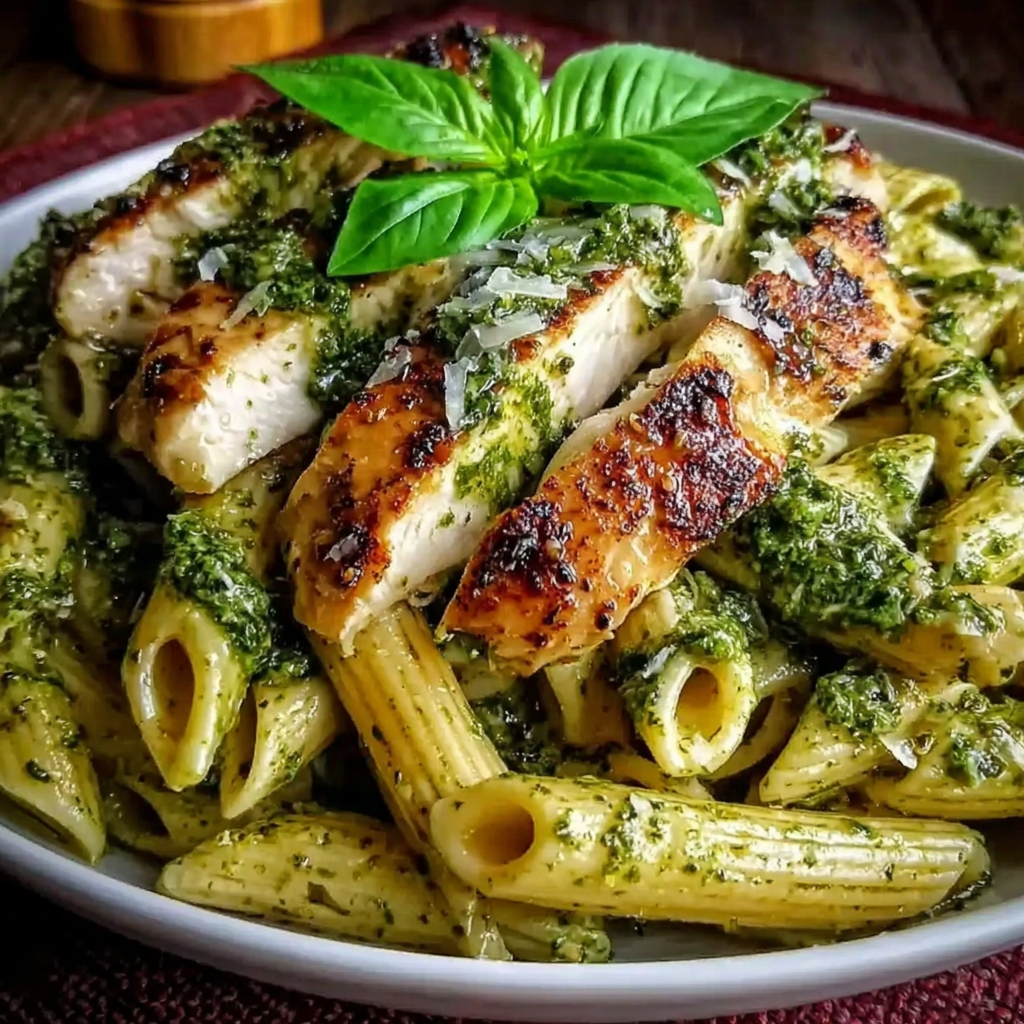 Delicious Basil Pesto Chicken Pasta Recipe