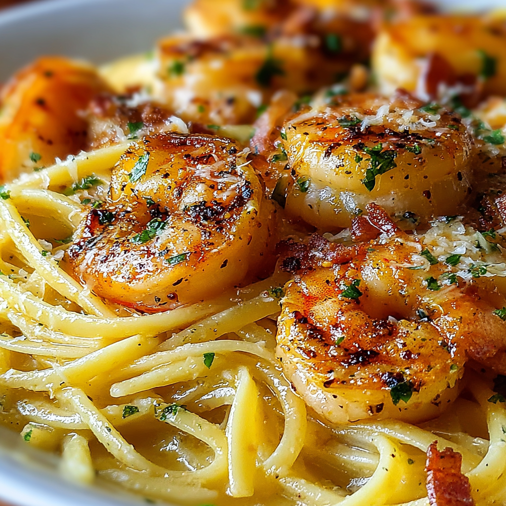 Delicious Shrimp Carbonara for Home Cooks