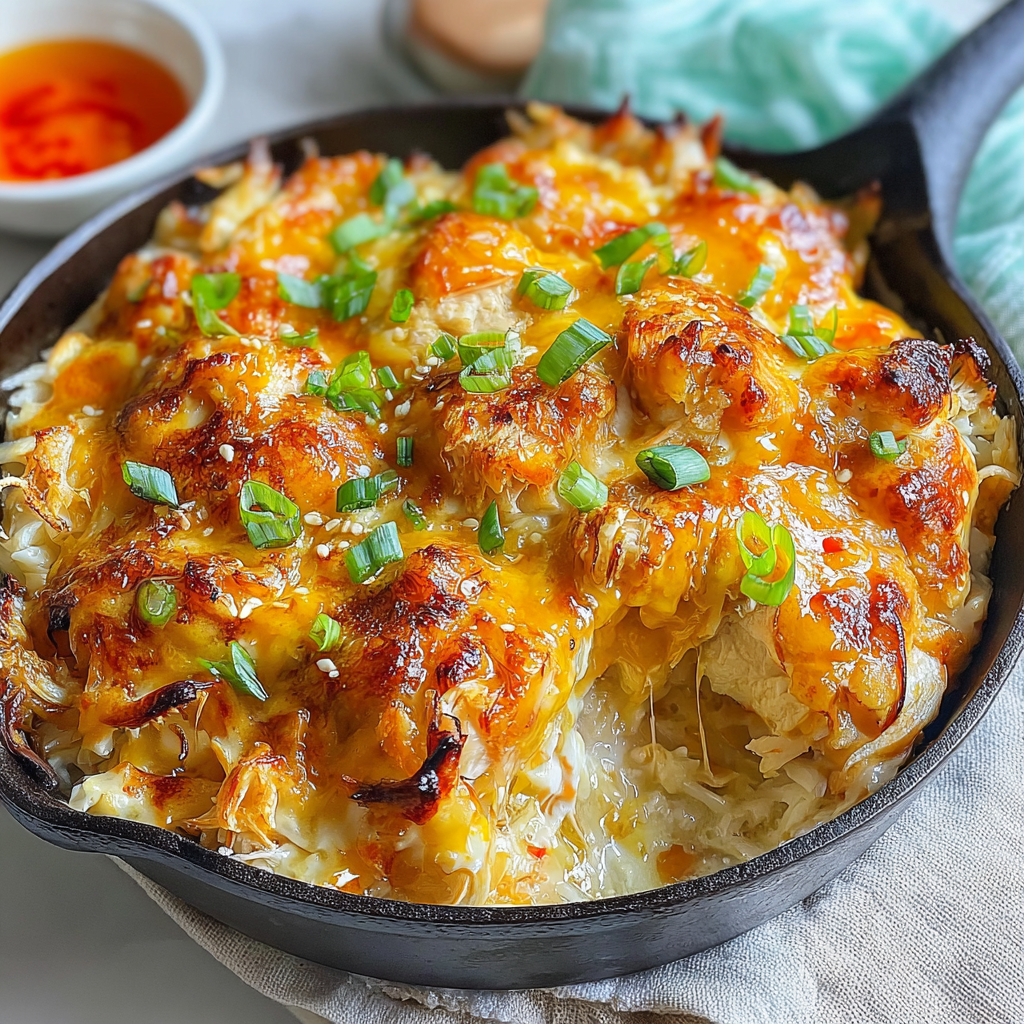 Deliciously Creamy Chinese Buffet Crab Casserole