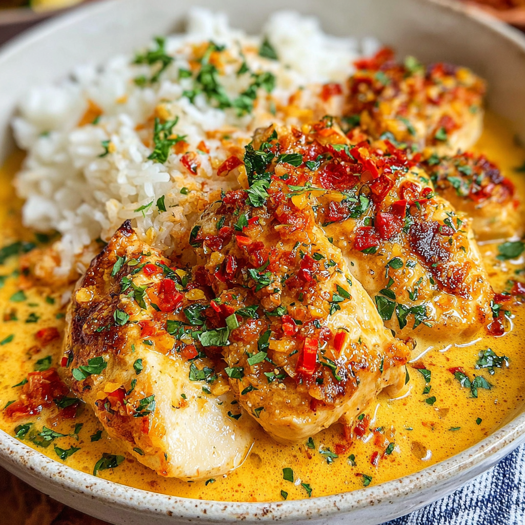 Deliciously Spicy Brazilian Coconut Chicken Recipe