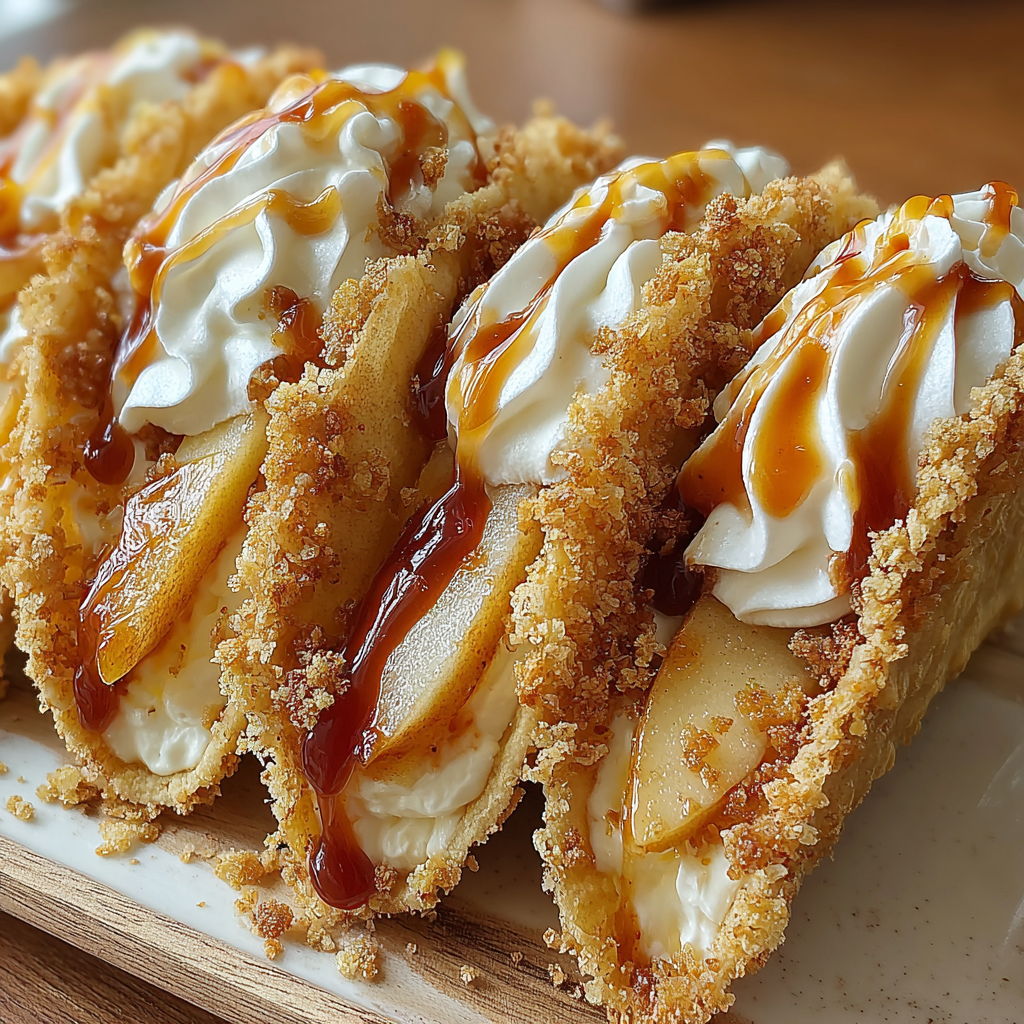 Delightful Apple Cheesecake Tacos to Savor