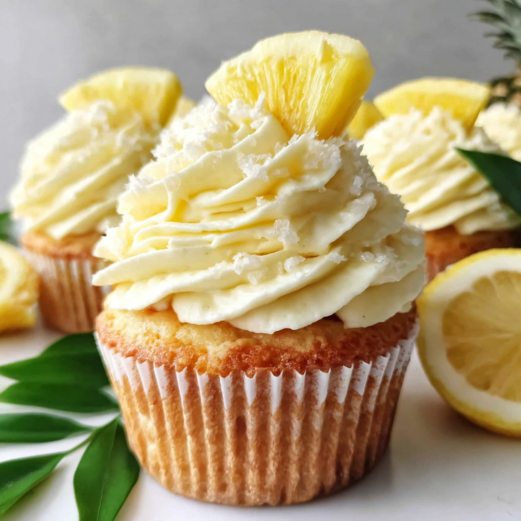 Delightful Pineapple Dole Whip Cupcakes to Savor