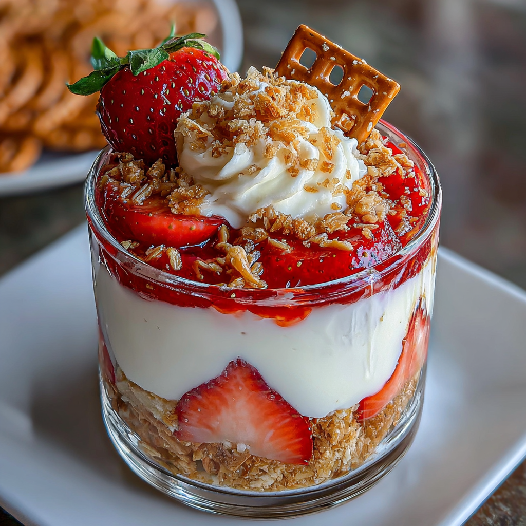 Delightful Strawberry Pretzel Salad for Home Cooks