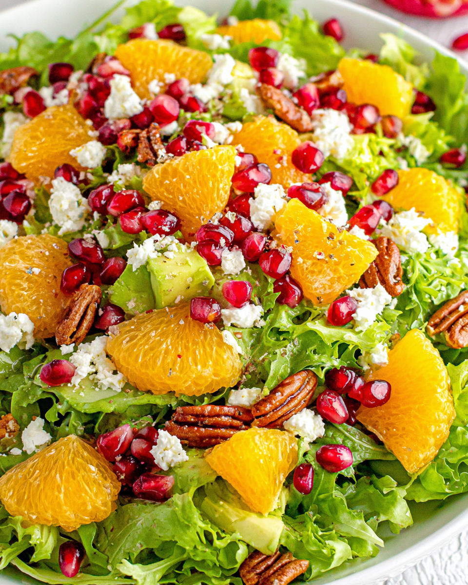 Festive Pomegranate Feta Salad for Christmas Gatherings