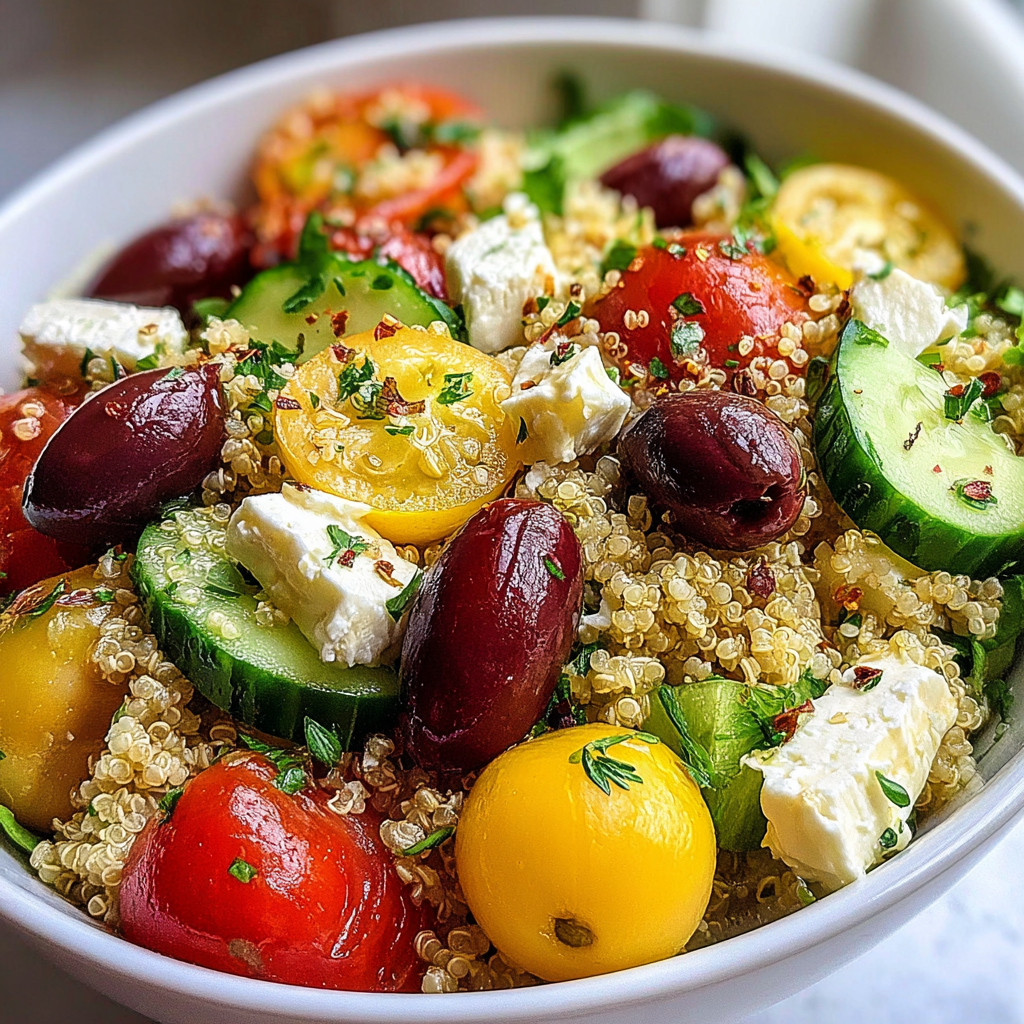 Fresh Flavors of Mediterranean Quinoa Salad