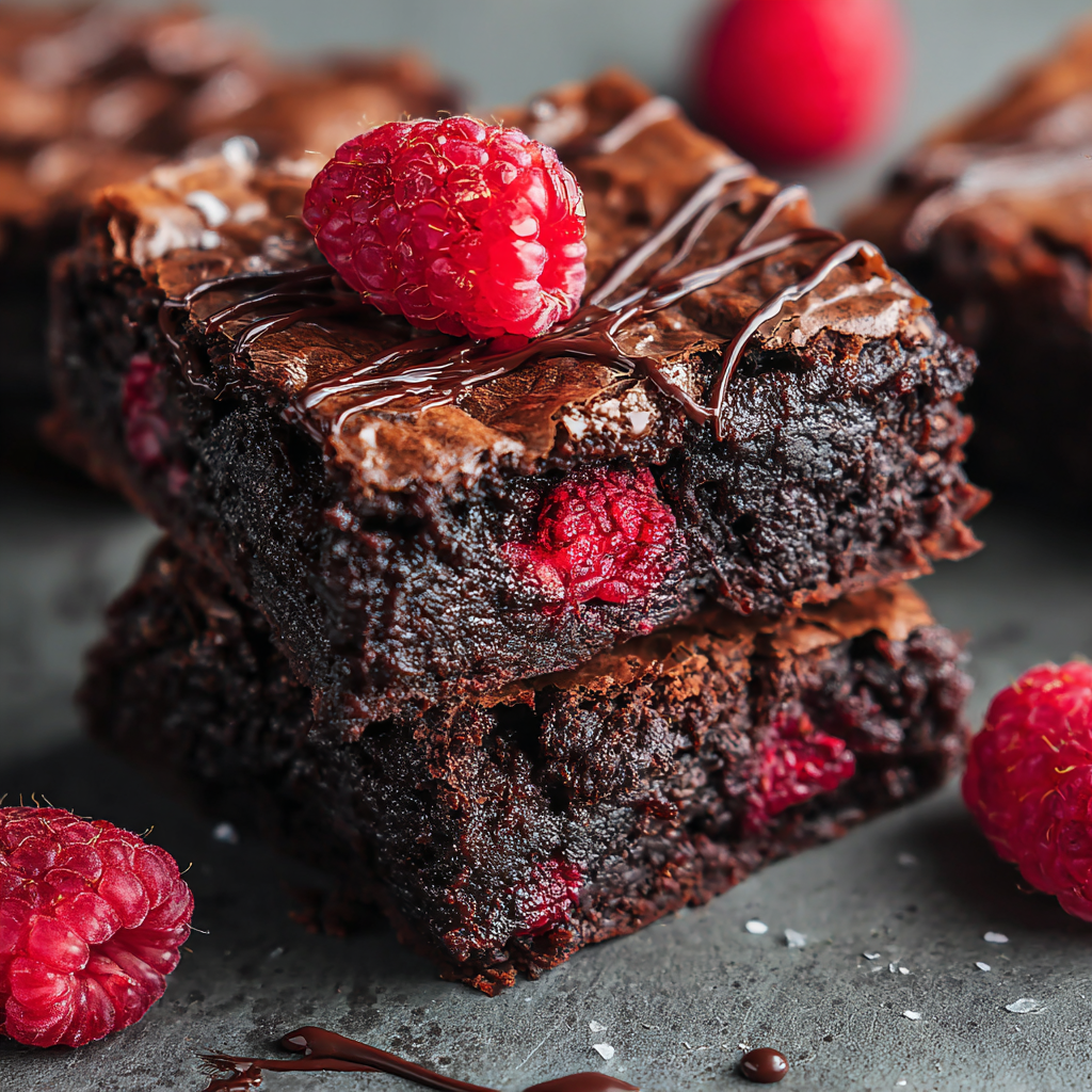 Indulgent Raspberry Brownies to Savor