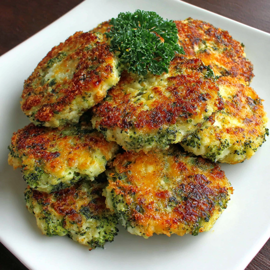 Delicious Baked Broccoli & Cheese Patties for Home Cooks
