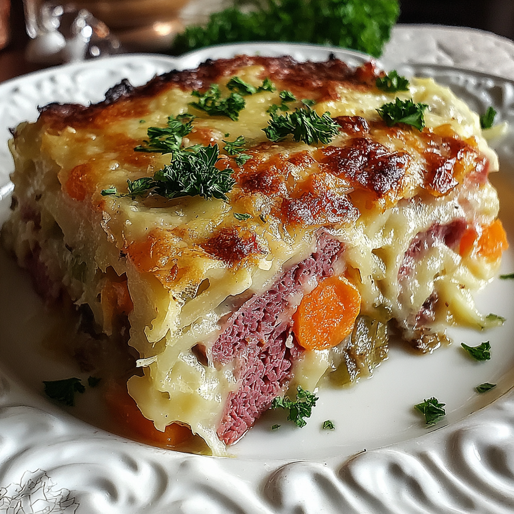 Deliciously Comforting Corned Beef Casserole Recipe