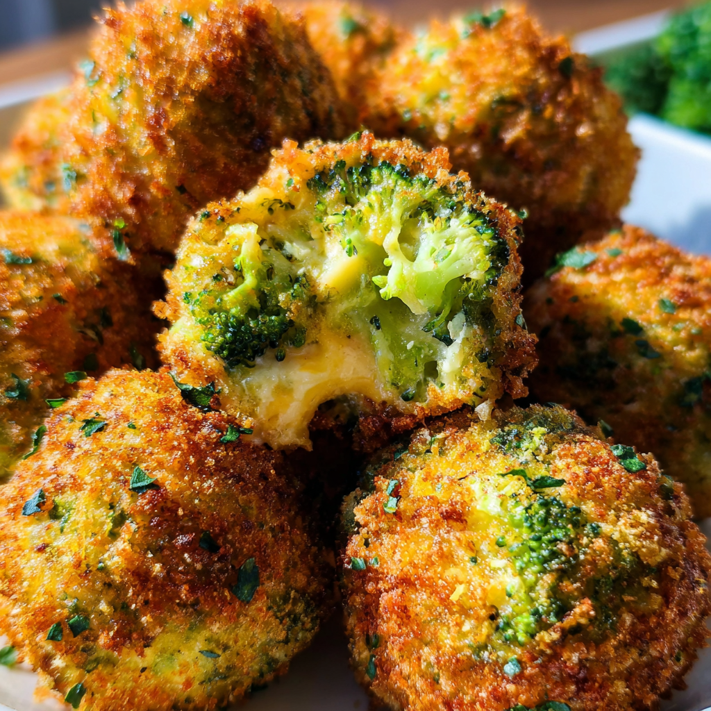 Deliciously Crunchy Broccoli Cheese Balls for All