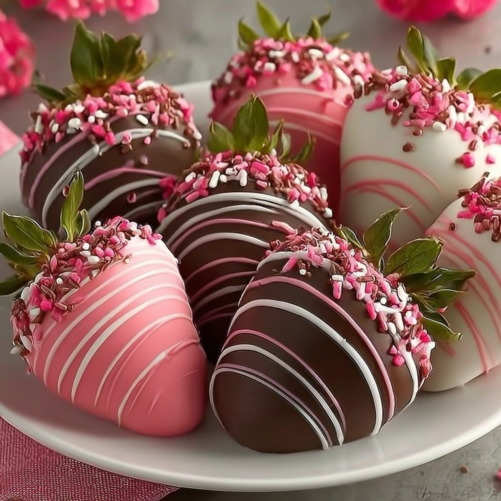 Delightful Chocolate Covered Strawberries for Two