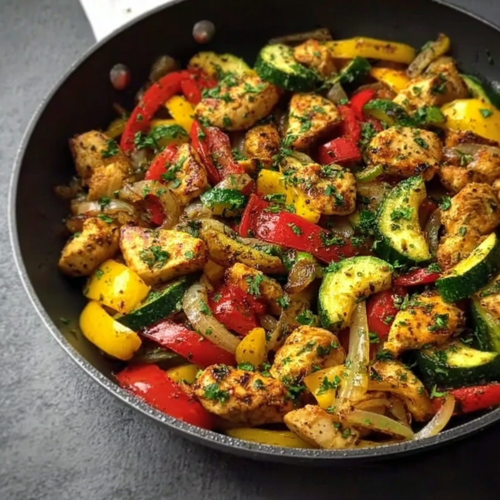 Flavorful Easy Mediterranean Chicken Stir Fry