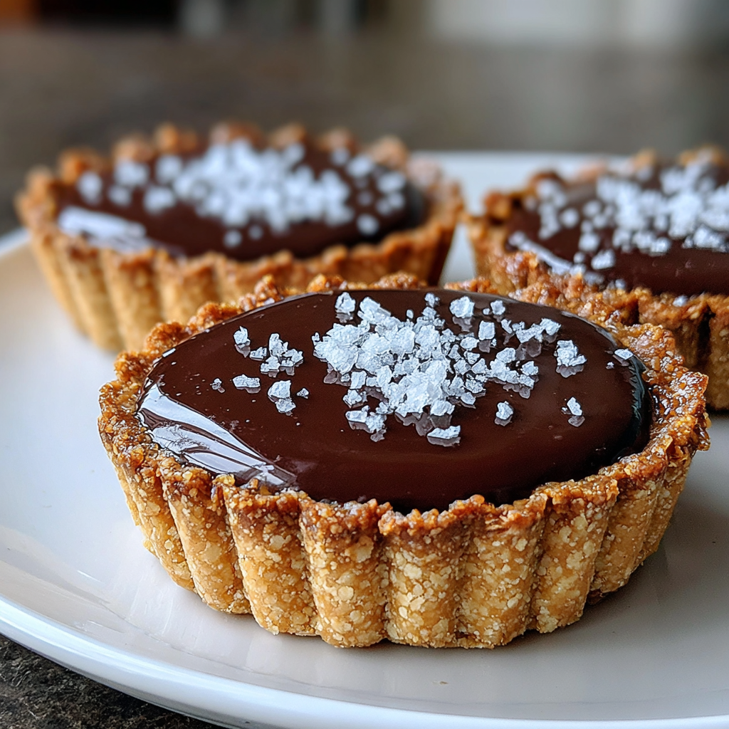 Indulge in Decadent Chocolate Salted Caramel Tarts