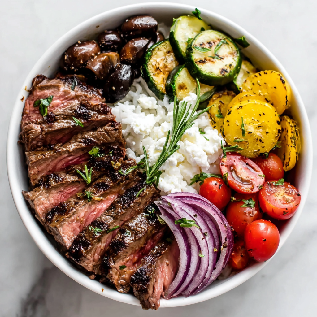 Nourishing Healthy Steak Bowl for Home Cooks