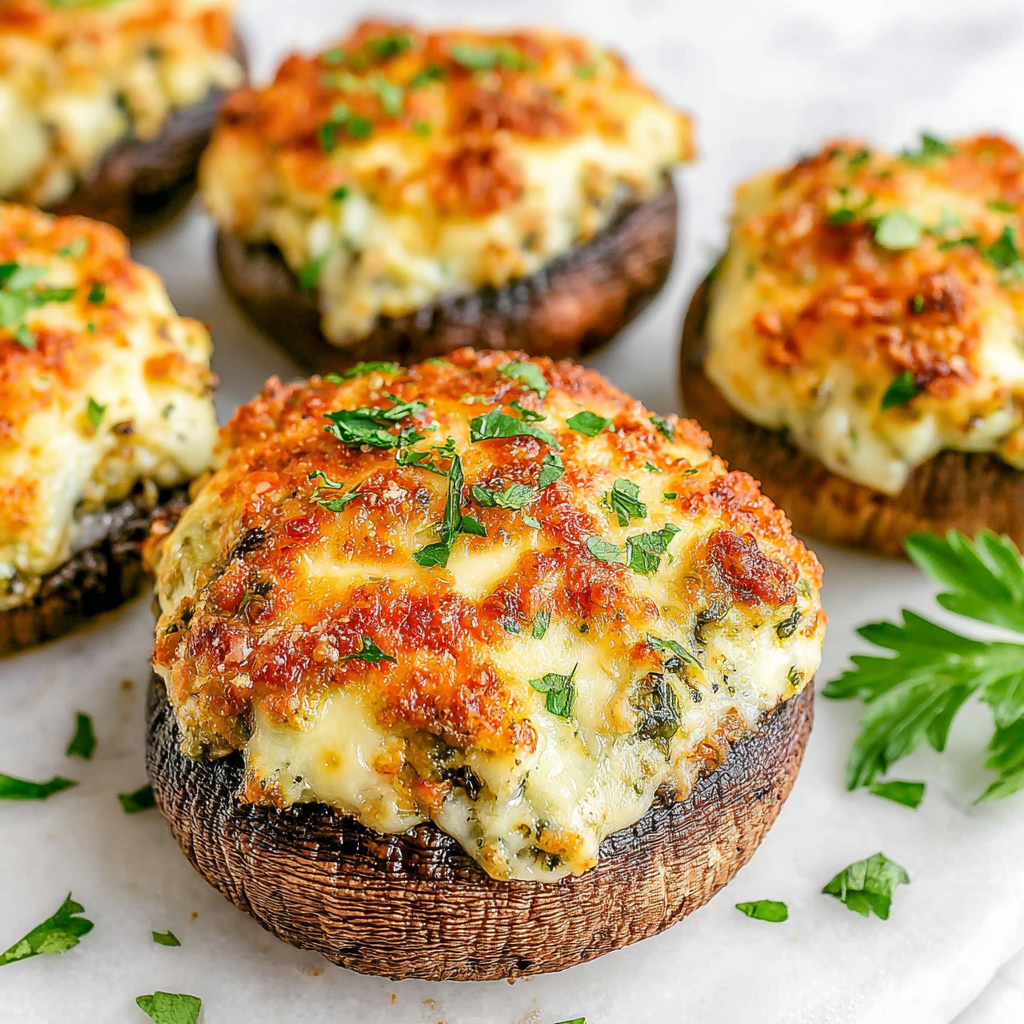 Savory Stuffed Portobello Mushrooms for Home Cooks