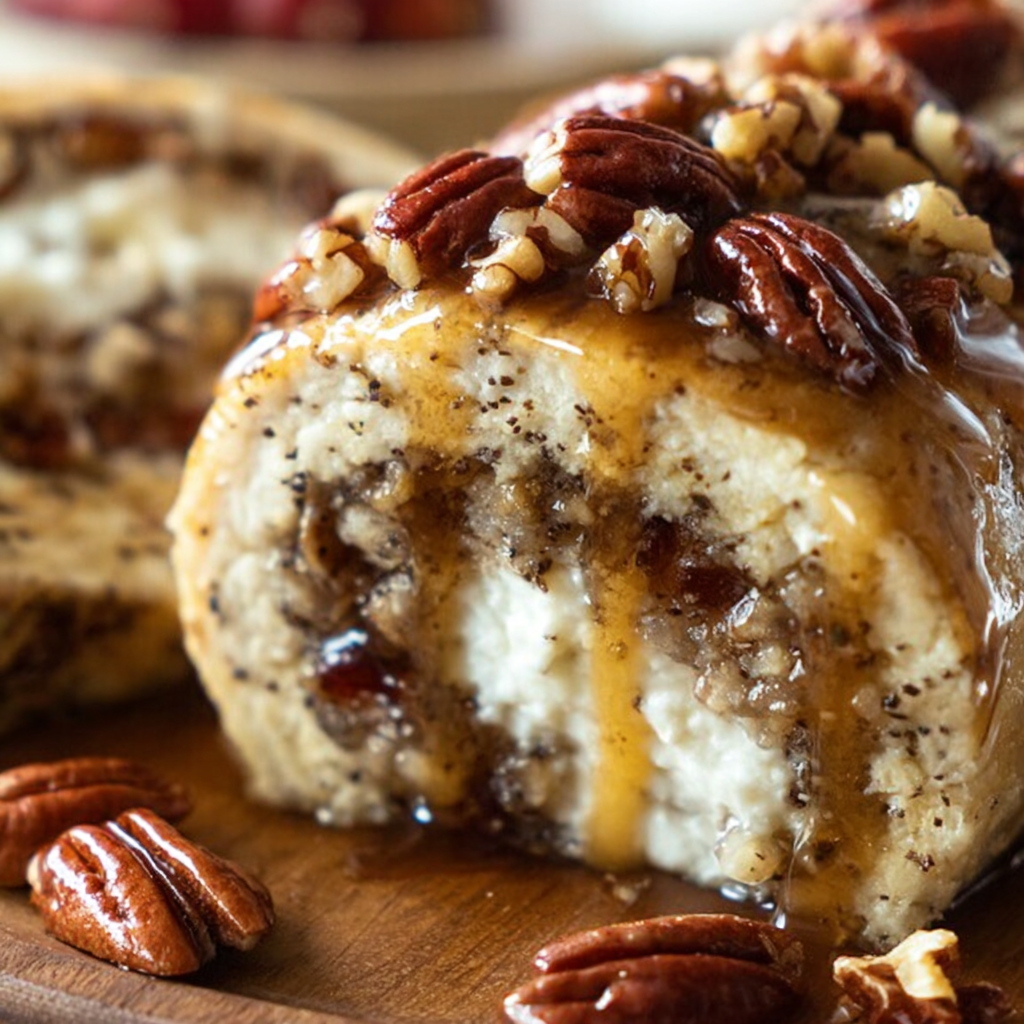 Deliciously Sweet Cinnamon Maple Pecan Roulades