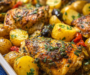 Flavorful One-Pan Mediterranean Chicken and Potatoes