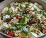 Creamy Mediterranean Orzo Salad with Feta & Sun-Dried Tomatoes