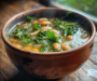 Hearty Tuscan White Bean and Kale Soup with Mediterranean Spices