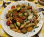 Mediterranean Veggie Pasta with Zucchini and Eggplant